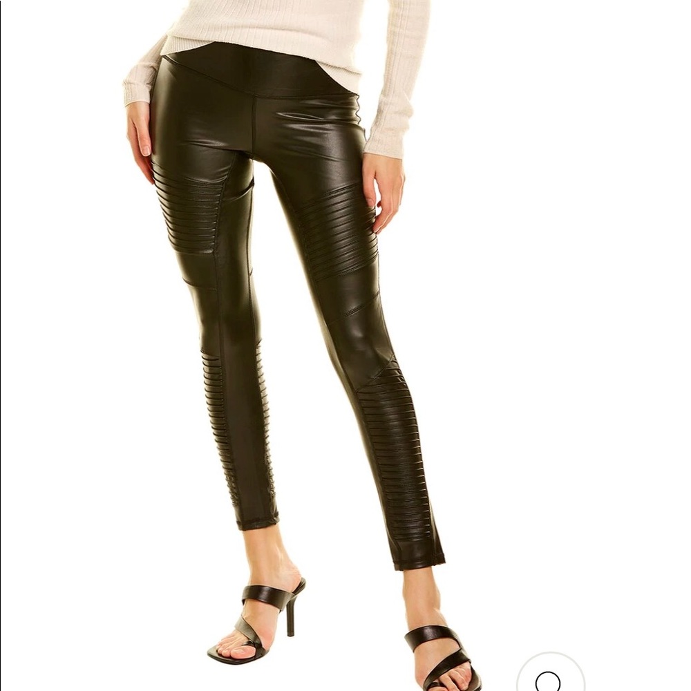 Bagatelle Faux Leather Moto Leggings size M